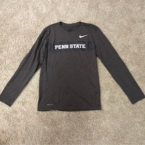 Nike Penn State Gray Long Sleeve Shirt